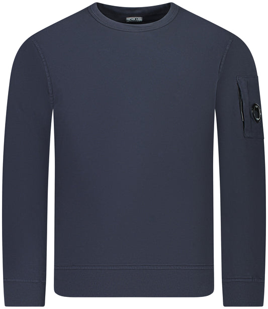 Light fleece crewneck sweatshirt