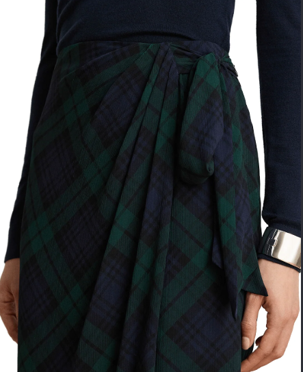 Woven sarong skirt
