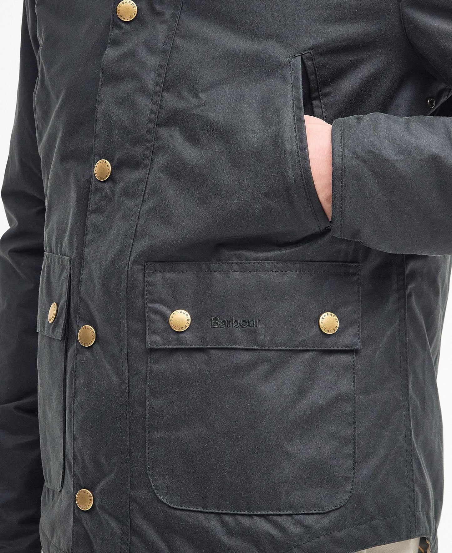 Reelin wax jacket