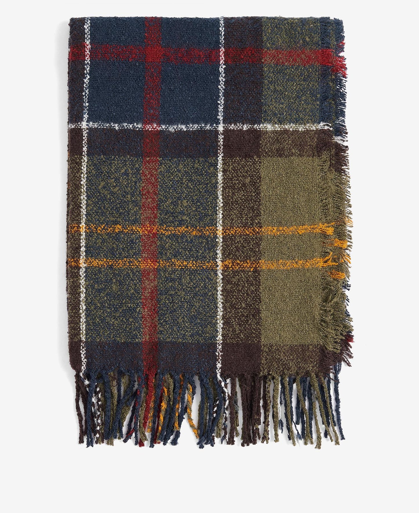 Tartan boucle scarf