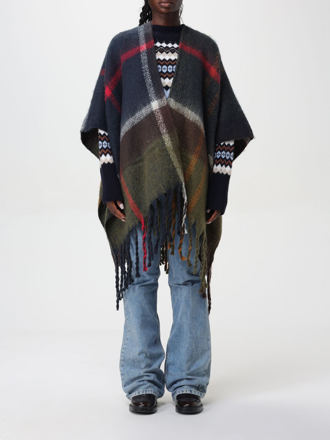Isla boucle serape scarf
