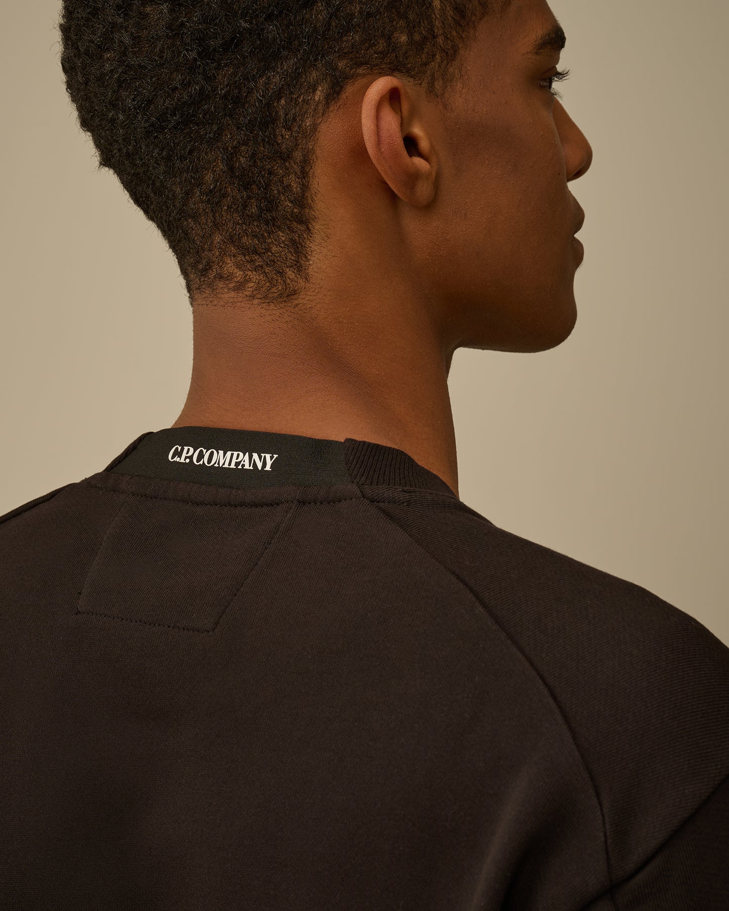 Sweatshirts crew neck diagonal