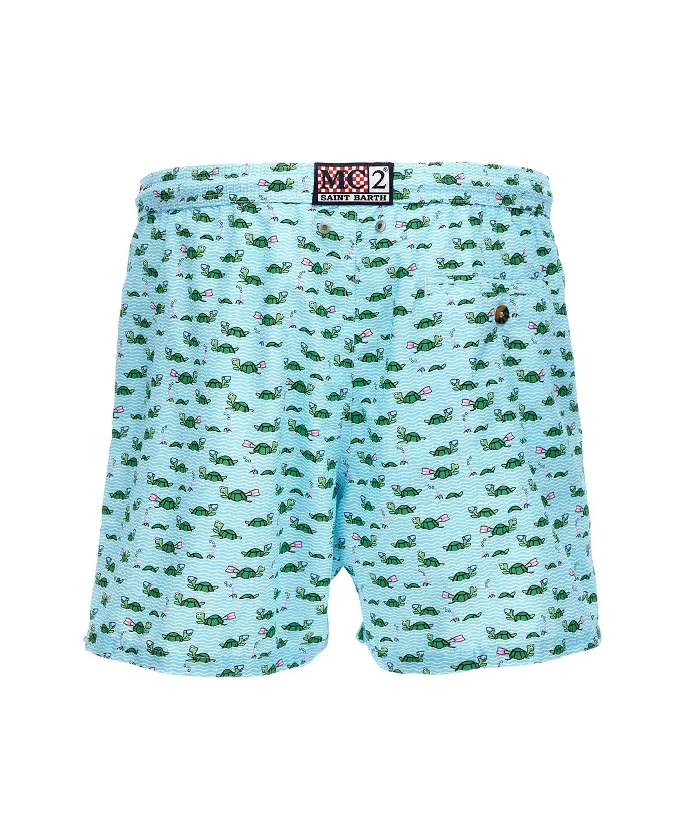 Swimmer Turtles Swim Shorts