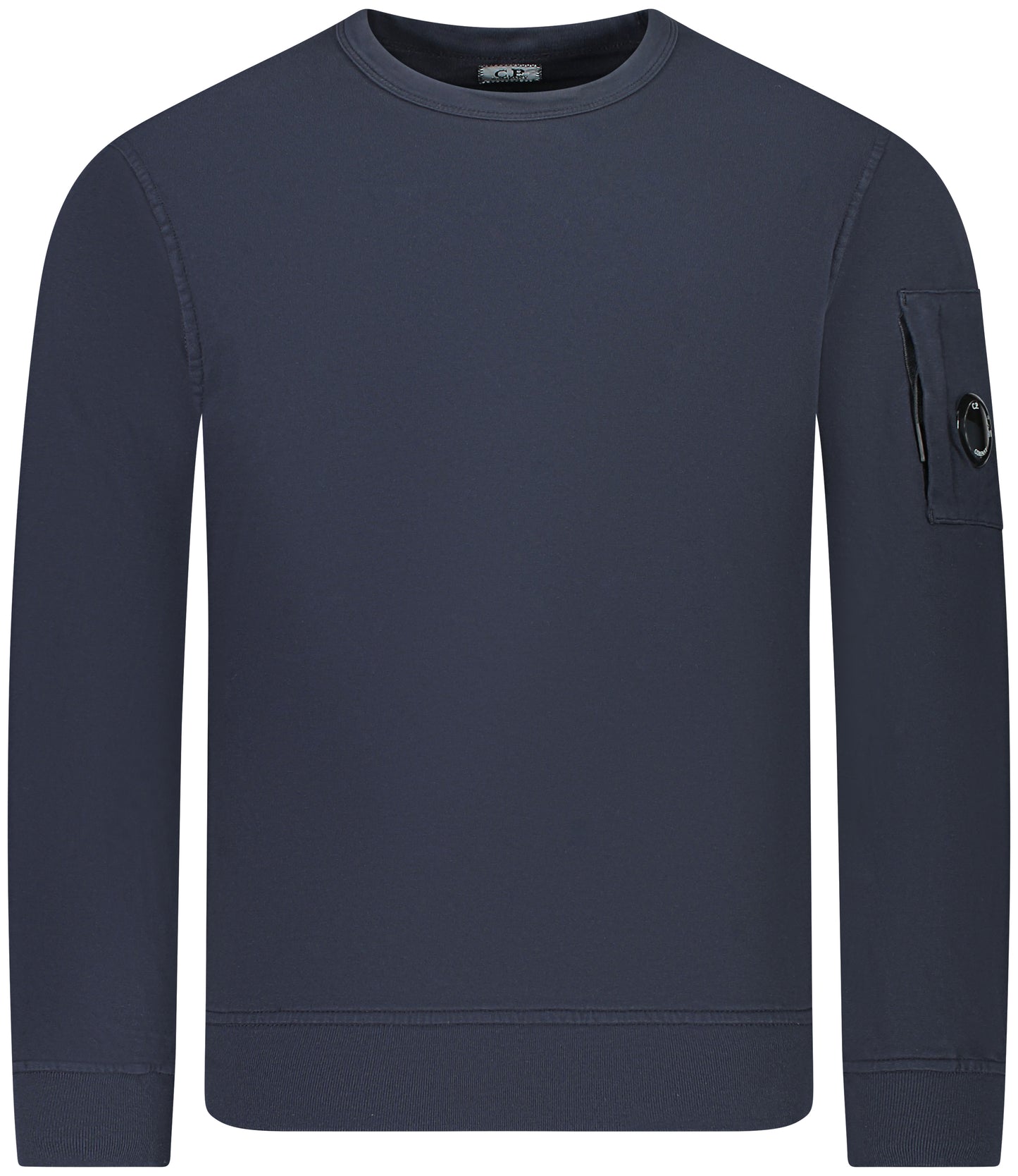 Light fleece crewneck sweatshirt