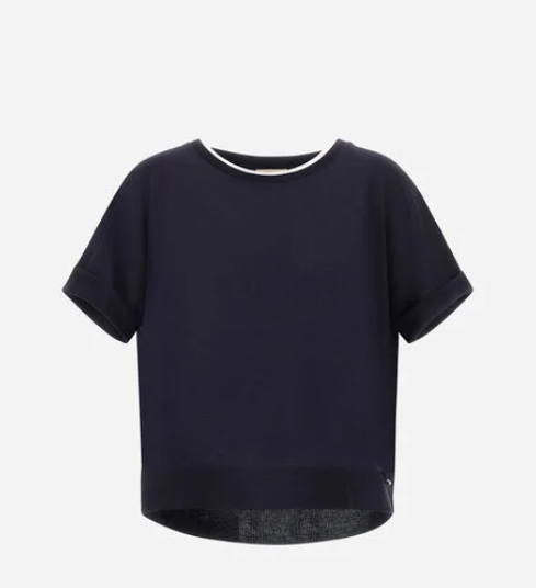 T-sshirt maniche risvoltate