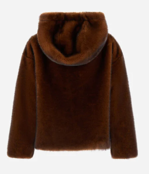 Bomber soft faux fur