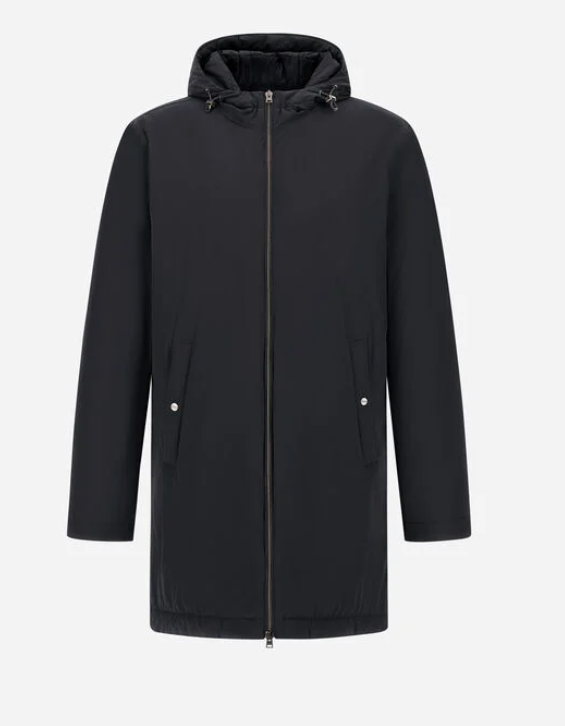 Giaccone parka impacchettabile