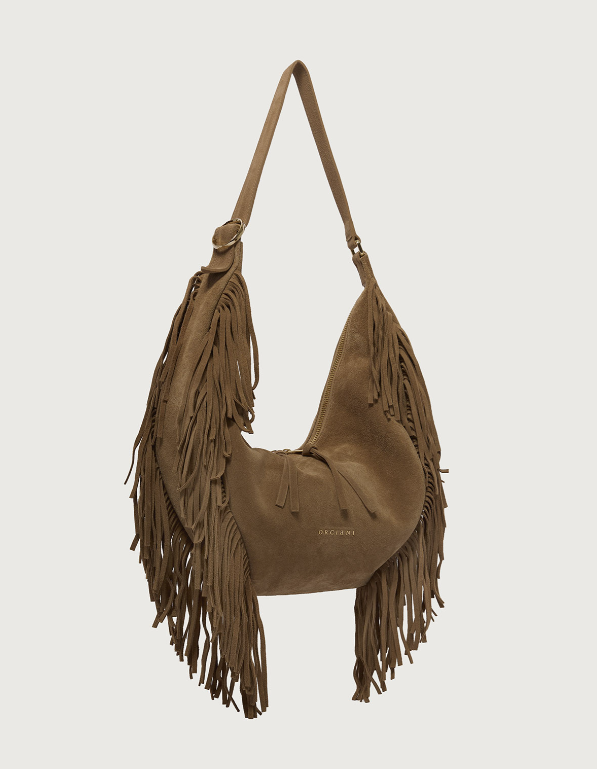 Hobo  peach fringe