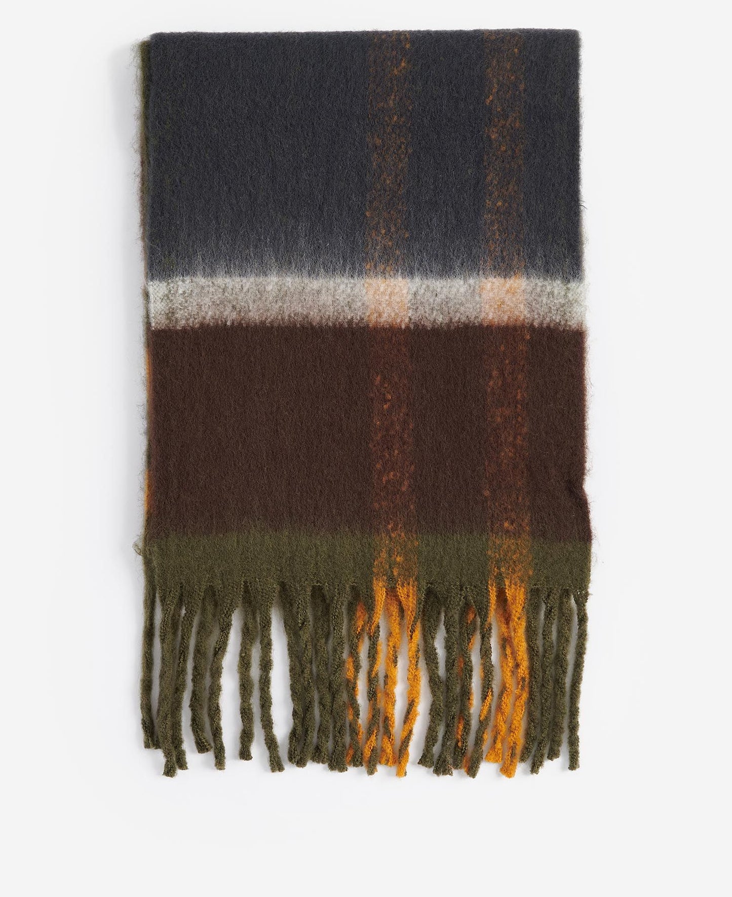 Isla tartan  boucle  scarf