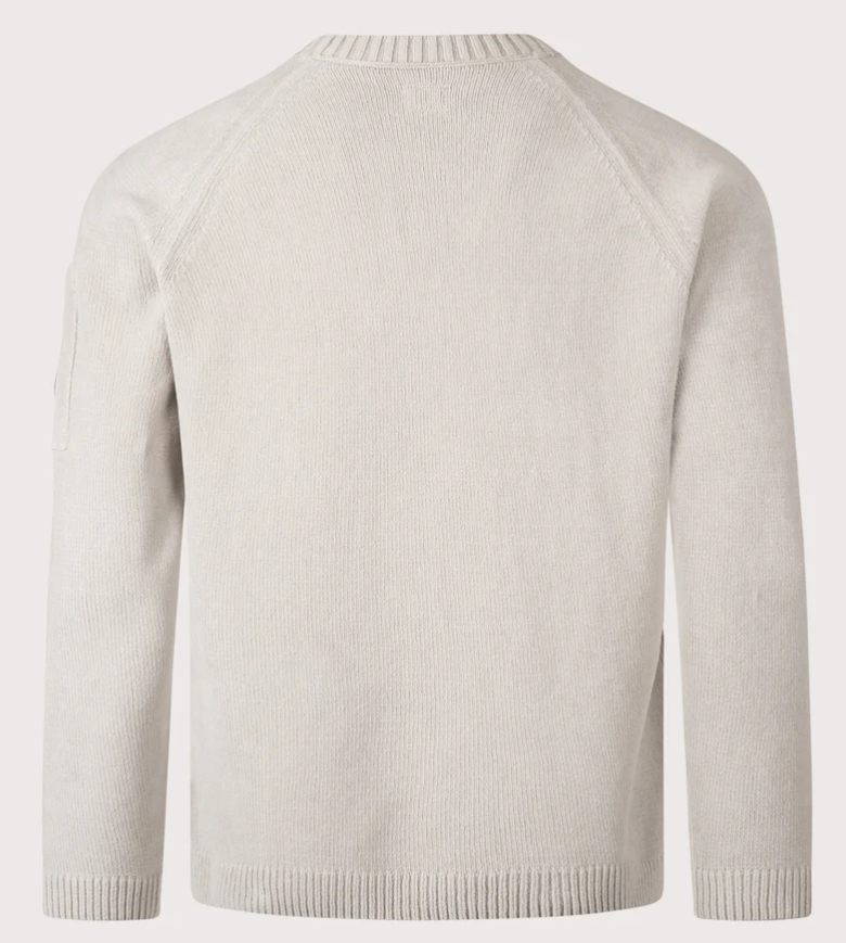 Cotton chenille crewneck lens