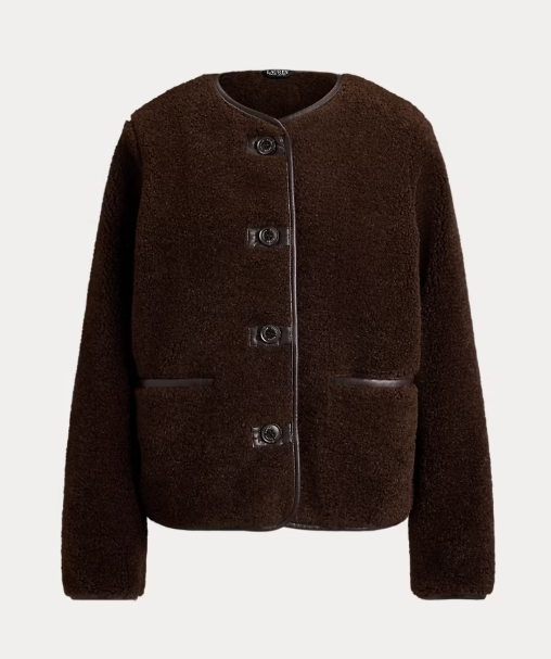 Teddy pu pt lined coat