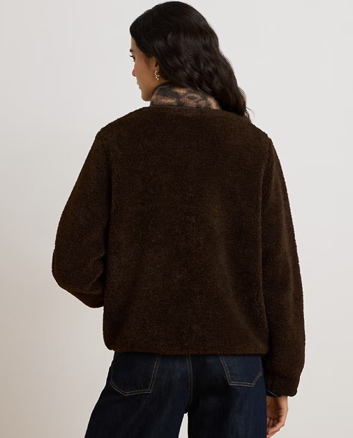 Teddy pu pt lined coat