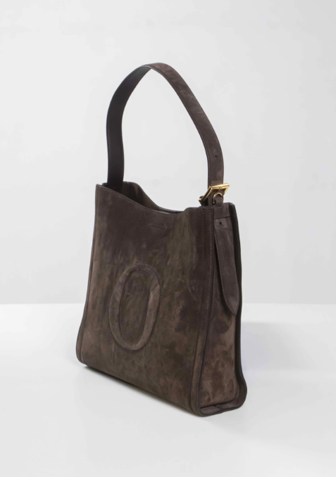 Borsa a mano peach+oro