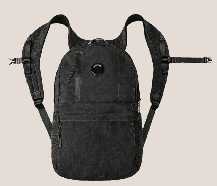 Nylon lens backpack