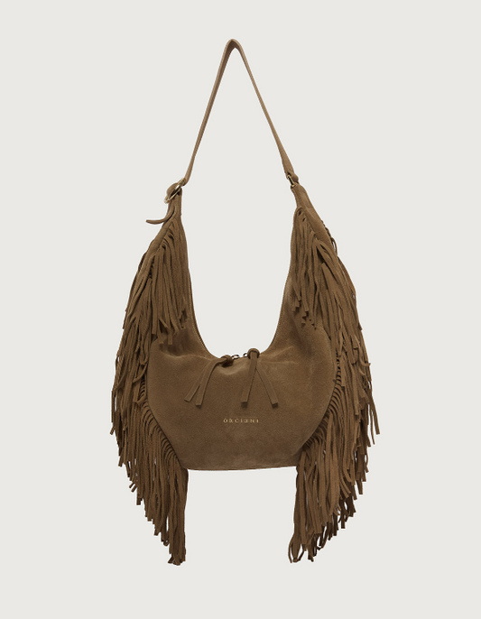 Hobo  peach fringe