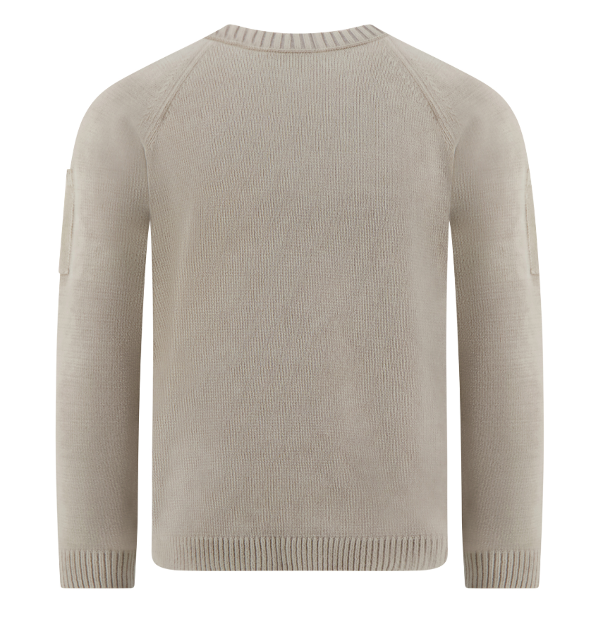Cotton chenille crewneck lens