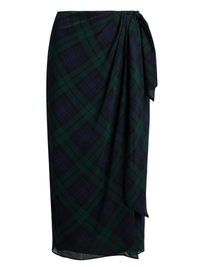 Woven sarong skirt