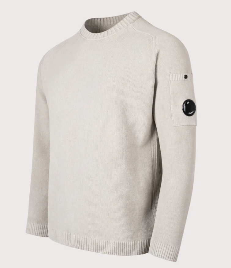 Cotton chenille crewneck lens