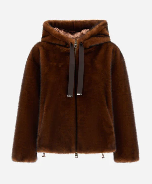 Bomber soft faux fur