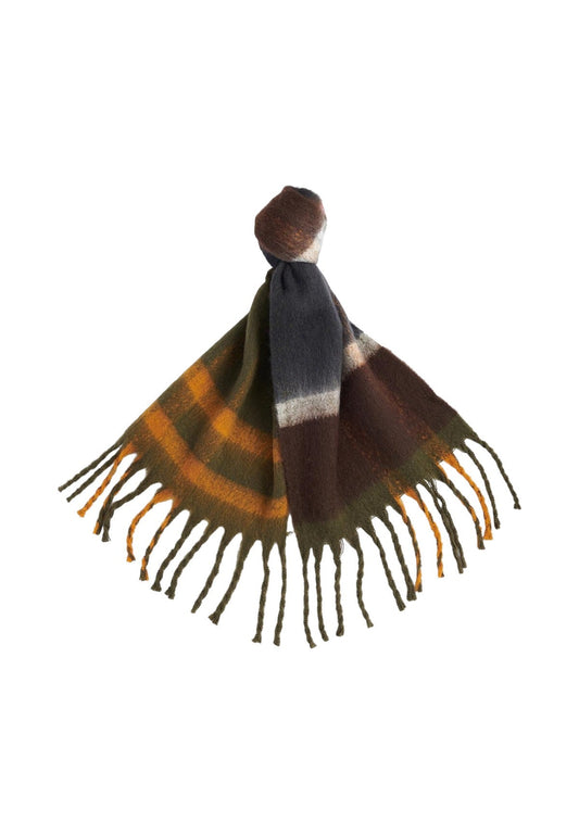 Isla tartan boucle scarf